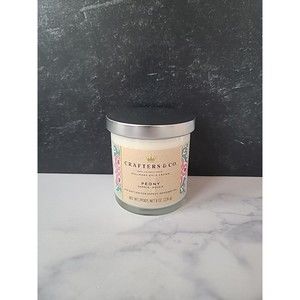 Crafters & CO. Exclusively From Hallmark Gold Crown Peony Candle 8oz